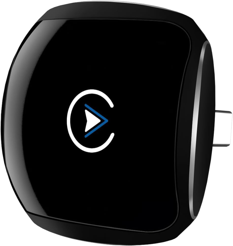 Technoski Wireless CarPlay Adapter for iPhone ＆ Android,2025 Update, Plug and Play, Small Size,Fast and Stable Connection Wireless Adapter for CarPlay