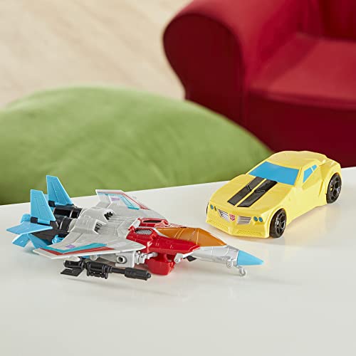 Transformers F5443FF1 Toys Heroes And Villains Bumblebee And Starscream 2-Pack Action Figures thumb #8