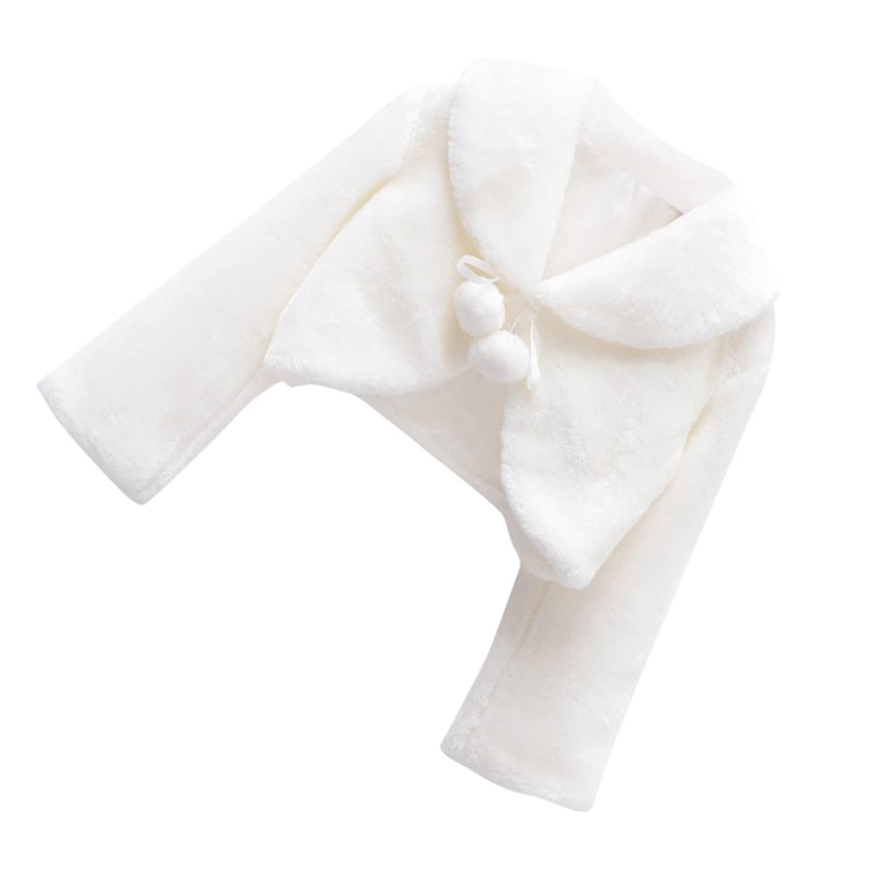 COLLBATH 2 Piezas Tippet de Invierno de los niños de Las Flores Vestido de Navidad de Las niñas Vestido Hombro Capa niño niños de Las Flores Tippet Hermosa de de Flores