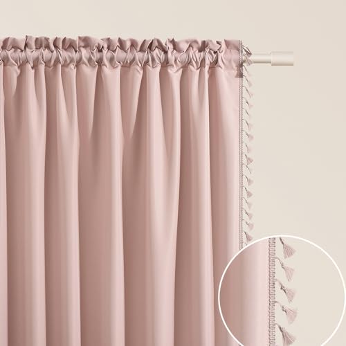 ROOM99 Rideau avec Passe Tringle Lara 140 x 250 cm Largeur x Hauteur, Décoration de Fenêtre, Curtains et Draperies intérieurs pour Salon, Chambre Moderne...