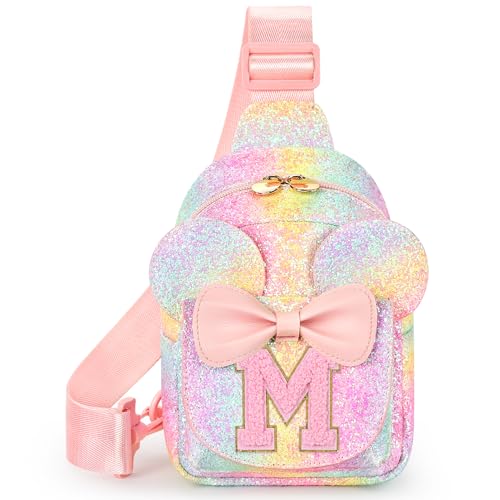 Image of Mibasies Sling Bag for Girls Gift, Toddler Girl Toys, Glitter Rainbow M