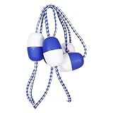 BIUDECO スイミングプール用 浮波浮球 ポリエチレン製 耐久性 プールロープ用ブイ 水泳教室やレーン割に