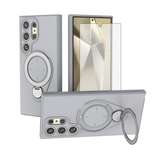 Coque Samsung S24 Ultra antichoc grise pour trajets et streaming vidéo