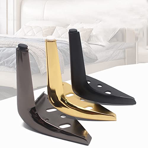 Eidoct 4 Pcs Furniture Legs, Metal Furniture Sofa Legs, Modern Table Legs Metal Triangle Furniture Feet - Image 3