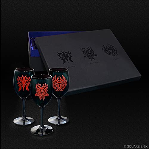 Amazon.co.jp: ファイナルファンタジーXIV ワイングラスセット