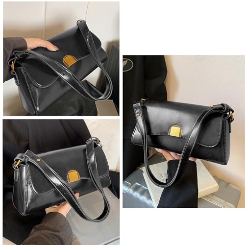 Shoulder Bag for Women Leather Handbag Classic Small Purse Crossbody Hobo Handbag with Adjustable Strap2