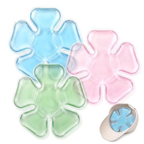 Cooling Hat Ice Pack Insert - Reusable Gel Cooling Sheets for Hats Flexible Leak-Proof Design Portable for Outdoor Activities Adults & Kids