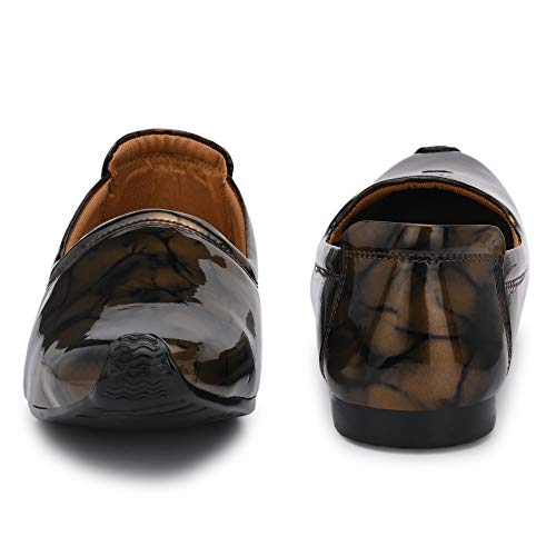 Image of Vellinto Leather Royal Look Patent Leather Shoes for Men | Men's Comfortable Patent Leather