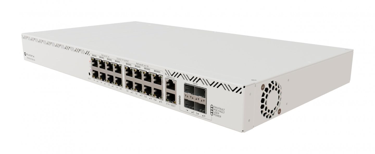Mikrotik Crs320-8P-8B-4s+rm Switch Di Rete Gigabit Ethernet [10/100/1000] Supporto Power Over Ethernet [poe] (cloud Router Switch - Crs320-8P-8B-4s+r