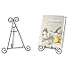 HUJI Sturdy Iron Display Stand Holder for Home Kitchen Decoration Platters, Pictures, Frames and Books. (1, 9