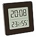 Produktbild TFA Dostmann Digitales Thermo-Hygrometer, 30.5038.01, zur Raumklimakontrolle, Innentemperatur und Luftfeuchtigkeit, schwarz