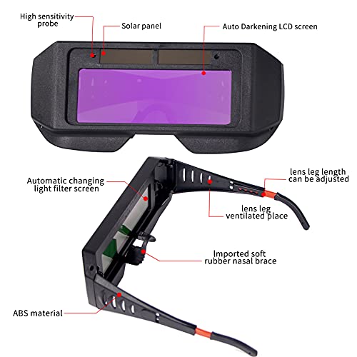 T TOVIA Solar Powered Welding Goggles
