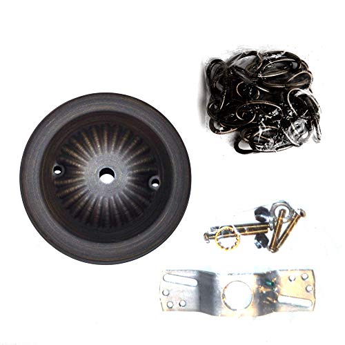 Image of 5 Inch Ceiling Plate and 3 Foot Chain