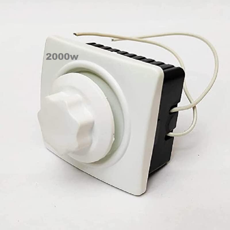 Electric Cooler Regulator 2000 Watt Rotary Switch Type Regulator, Speed Control Switch, for Coolers Watt pack of 1
