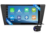 Eonon 6+64GB Car Stereo for BMW 3 Series 2005-2011(E90/E91/E92/E93), Android 13 Wireless CarPlay & Android Auto, 9 Inch Head Unit, HDMI/SWC/4G LTE/Bluetooth/WiFi - (E90X6S Upgrade)