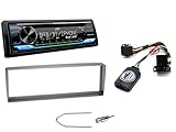Front AUX-IN (3,5 mm Klinke) und USB-Port mit 1,5 A Ladestrom für Smartphones, Navigationsgeräte uvm. | 3 Vorverstärkerausgänge (4,0 V) Front, Rear, Subwoofer sowie Subwoofer Direktanschluss | 13-Band Equalizer, K2 Klangtuning-Technologie & digitale Laufzeitkorrektur für optimale Klangqualität | Variabel einstellbare 2-Zonen Tastenbeleuchtung