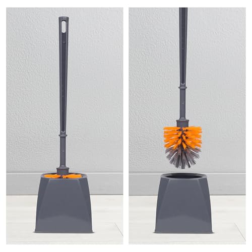 Chakaachak Glide Toilet Brush with Storage, Toilet Cleaning Brush with Container, Bathroom Brush-Multicolour. - Image 2 thumbnail