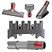 Produktbild Spares2go Verlängerungsschlauch + Mini-Bürstenaufsätze + Werkzeughalter für Dyson V7 V8 V10 V11 SV10 SV11 kabellose Staubsauger