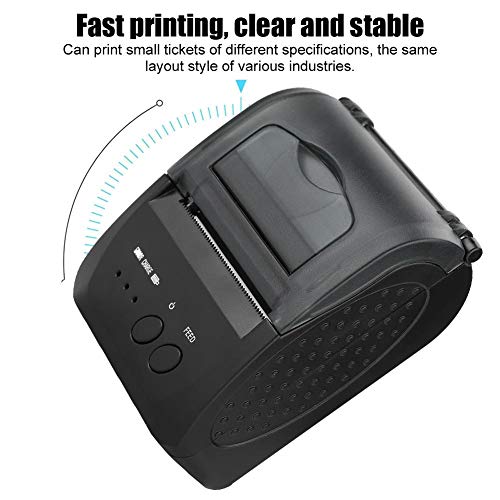 Bluetooth thermische printer, mini 1 tot 8 printer mini 1 tot 8 met Bluetooth + USB + seriële interface - Image 6