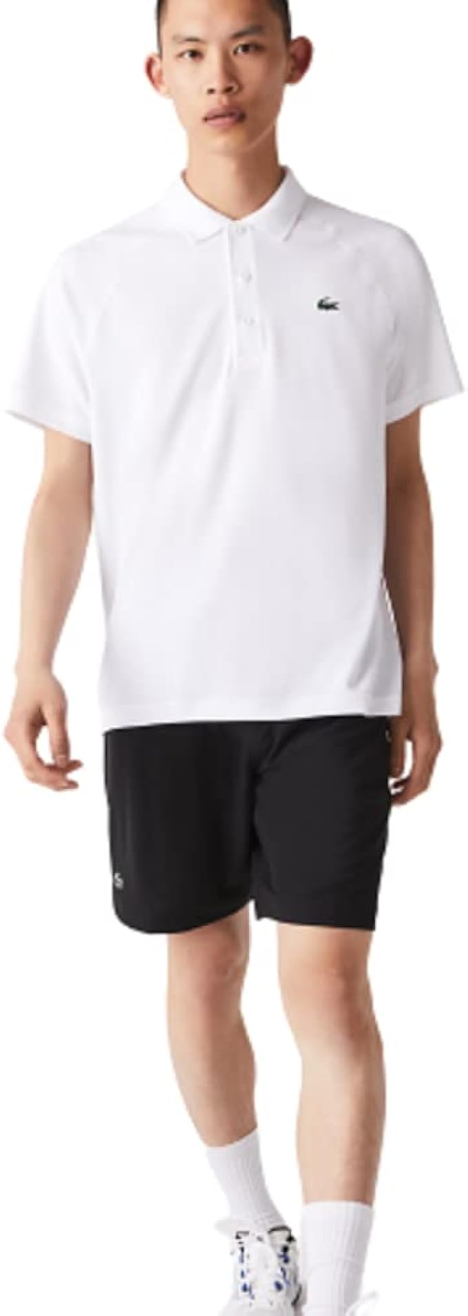 Lacoste Men's Sport Short Ultra Dry-Raglan Sleeve Polo