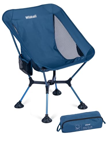 WildCall Lightweight Folding Camping Chair Quick Setup Frame Beach Chair Compact Backpacking Chair...
