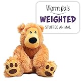 Warm Pals - Bear Hugs - 1.5lbs - Cozy Microwavable Lavender Scented Plush Toys - Heated Stuffed Animal - Heatable Coolable Bedtime Comfort Plushie