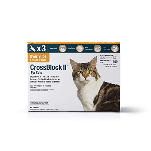 CrossBlock II Flea Preventative for Cats Over 9Lb