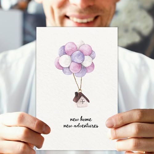 Funny New Home Greeting Card - Hilarious Housewarming Congratulations Card for First Time Homeowners, Men & Women, New Apartment Gift Idea for Friends & Family - 4