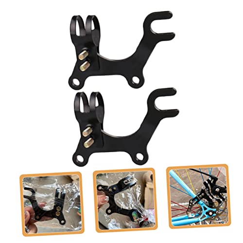 Adaptateur de frein à disque pour bicyclette sans œillets de fixation support réglable - 4