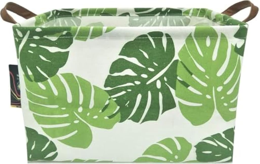 Rectangle Baksetball Print Storage Basket,Kid Toys Bin with Handles,Room Decor,Gift Basket(Basketball)