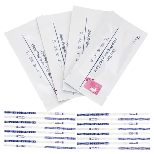 Baluue 50 Peças Tiras De Teste Para Gravidez Urina Tiras De Teste De Gravidez De Teste De Gravidez Tiras De Teste De Mulheres Grávidas De Teste De Gravidez Suprimentos De