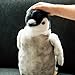 The Petting Zoo Emperor Penguin Chick Stuffed Animal Plushie, Gifts for Kids, Earth Keeperz Sealife Animals, Zoologee Grey Emperor Penguin Chick Plush Toy, 12 inches