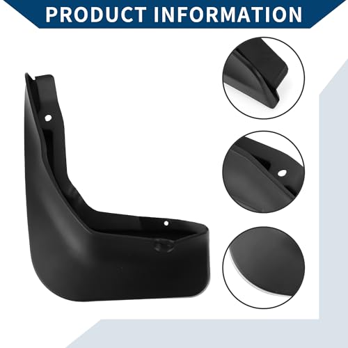 Image of Mud Flaps Splash Guards W /Mount Accessories for Mercedes-Benz A Class(Hatchback) 2013-2019 Front and Rear Mud Guards 1 Set