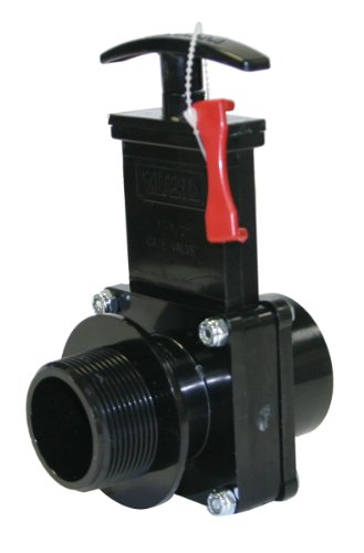 Valterra 7108X ABS Gate Valve, Black, 1-1/2