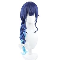 Amazon.co.jp: コスプレウィッグ 天宮こころ 水着 青 水色 あまみや