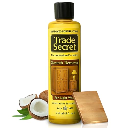 Trade Secret Light Wood Scratch Concealer, Scratch Remover for Real