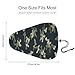 FOSKERV Fashion Bicyle Cushion Cover, Waterproof Non Slip Adjustable Bike Seat Cover for All Bicyles, Universal Bicycle Saddle Protector, Army Green Camouflage Vietnam Tiger Stripe Camo