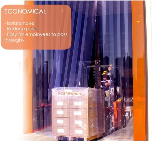 Rideau de séparation de climatiseur transparent PVC souple 0.9x2m - 3