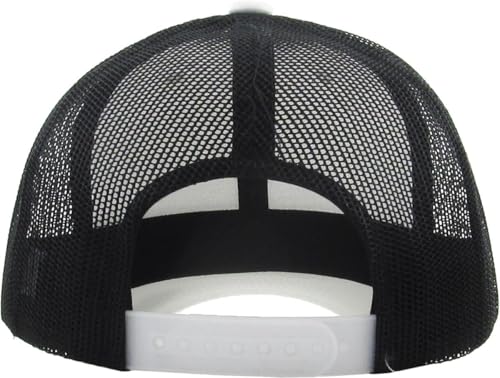 Image of Classic 6 Panel Cotton Twill Mesh Trucker Cap Hat Adjustable Snapback Hat