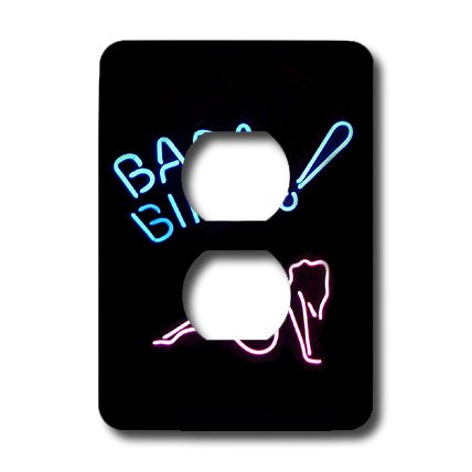Bada Bing Lady 2 Bouchon de prise cache mural 3dRose lsp_2111_6 - 3