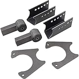 Speedway Motors Deluxe Axle Bracket Kit, Fits Ford 9 Inch and 1978-88 Metric Chassis, Includes