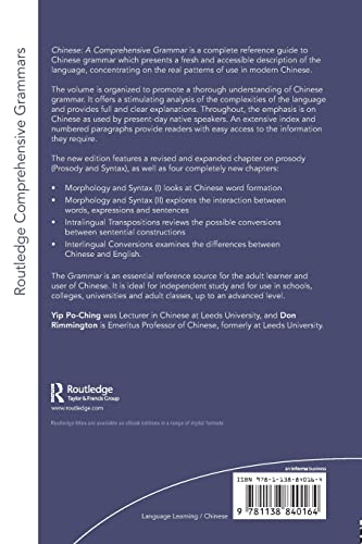 Chinese: A Comprehensive Grammar