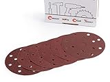 & # x2705; Lazos: Nuestros velcro discos abrasivos 150 en práctico juego de papel de lija son para casi cualquier amoladora comunes con lijadora silesia redondo 150 adecuado. contenido son 60 discos abrasivos 150 mm