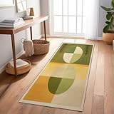 Alfombra De Pasillo 60X180 Cm – Antideslizante Y Lavable, Moderna Y Fácil De Limpiar