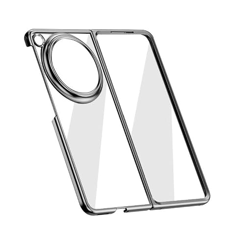TRIPLE RIVER�EFor OPPO Find N6 �N���A�P�[�X �J�o�[ ���b�L �N���A ���� �v���X�`�b�N �n�[�h�J�o�[ �V���v�� For �I�b�| �t�@�C���h �ی�P�[�X(�u���b�N)