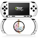 DeinDesign Skin kompatibel mit Sony PSP Street E1004 Folie Sticker Anker maritim Muschel