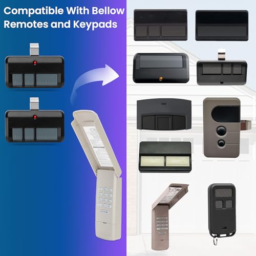 for Chamberlain liftmaster Craftsman Garage Door Opener Keypad Remote Universal, G940EV-P2 893lm 893max 373lm 371lm 953estd 877max 878max CMXZDCG440