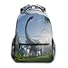 Eslifey Dinosaurier Diplodocus Pteranodons Rucksack Studenten Schultertasche Reisetasche College Schule Rucksäcke