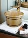 Solid Cedar Wood Foot Basin Tub Bucket for Foot Bath, Massage, Spa, Sauna, Soak, 16"