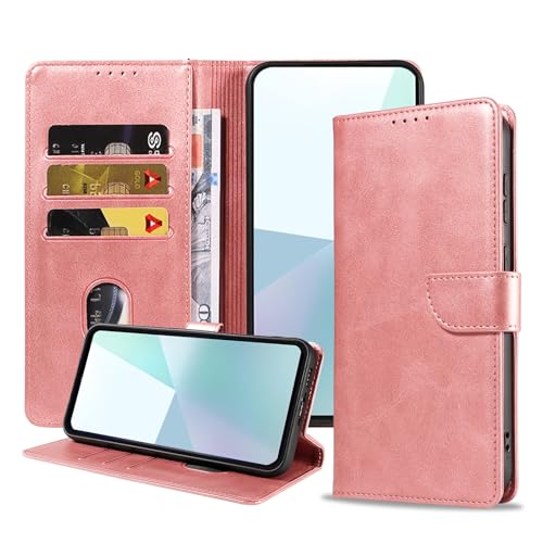 Xperia 10 VI �P�[�X �蒠�^ �G�N�X�y���A10 VI SO-52E / SOG14 / A402SO / XQ-ES44 �蒠�^ Xperia10VI �J�o�[ PU���U�[ �J�[�h���[ ���z�^ �ϏՌ� �}�O�l�b�g �X�^���h�@�\�t�� (���[�Y�S�[��